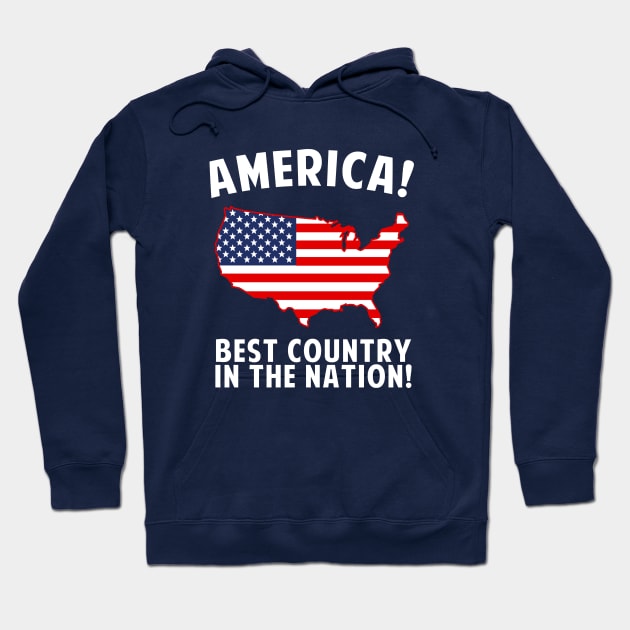 America Best Country In The Nation Hoodie by dumbshirts